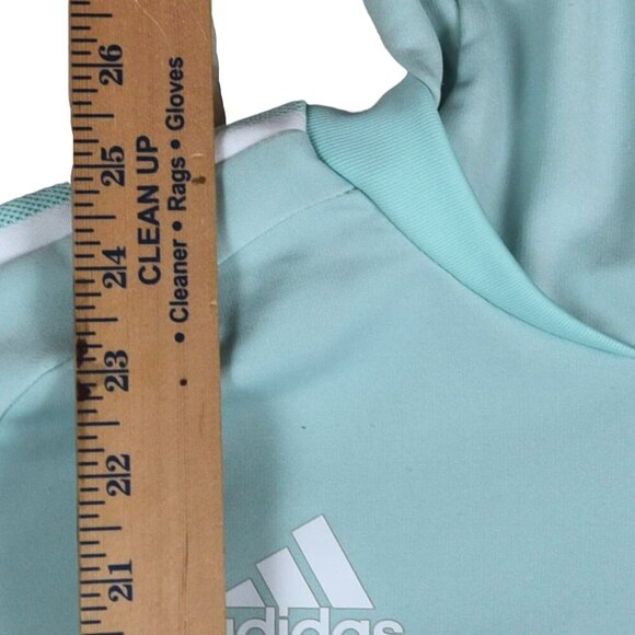 Men's Adidas Mint LA Galaxy Cold Ready Raglan Warmup Pullover Jacket (*1 flaw) S - Picture 4 of 7